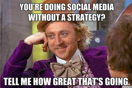You're doing social media without a strategy?
Tell me how great that's going.