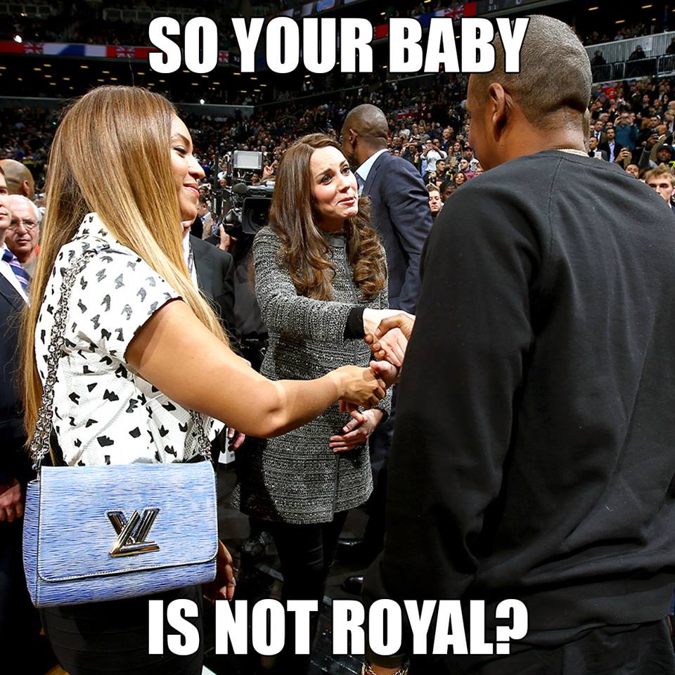 So your baby is not royal?