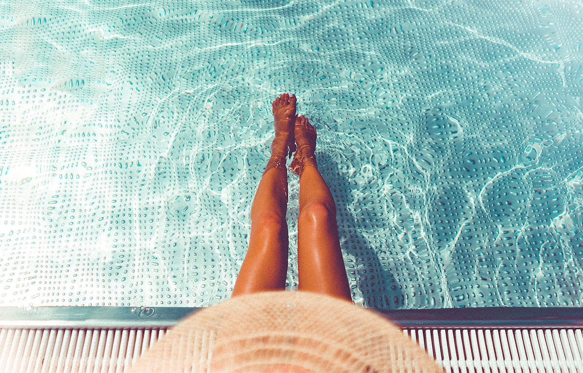 piscina d'estate