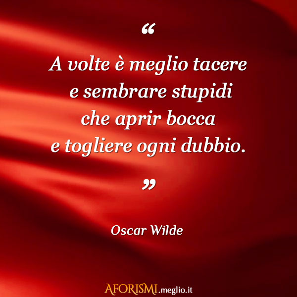 Oscar Wilde incontri citazioni